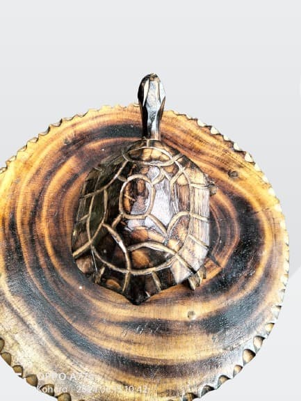 Wooden Handcrafted Tortoise