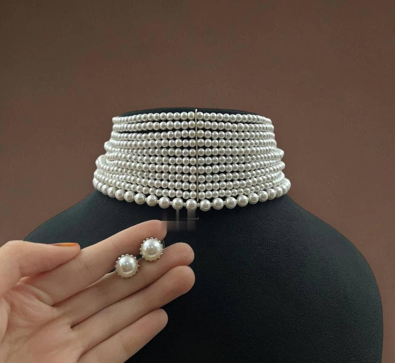 Pearl Choker Set